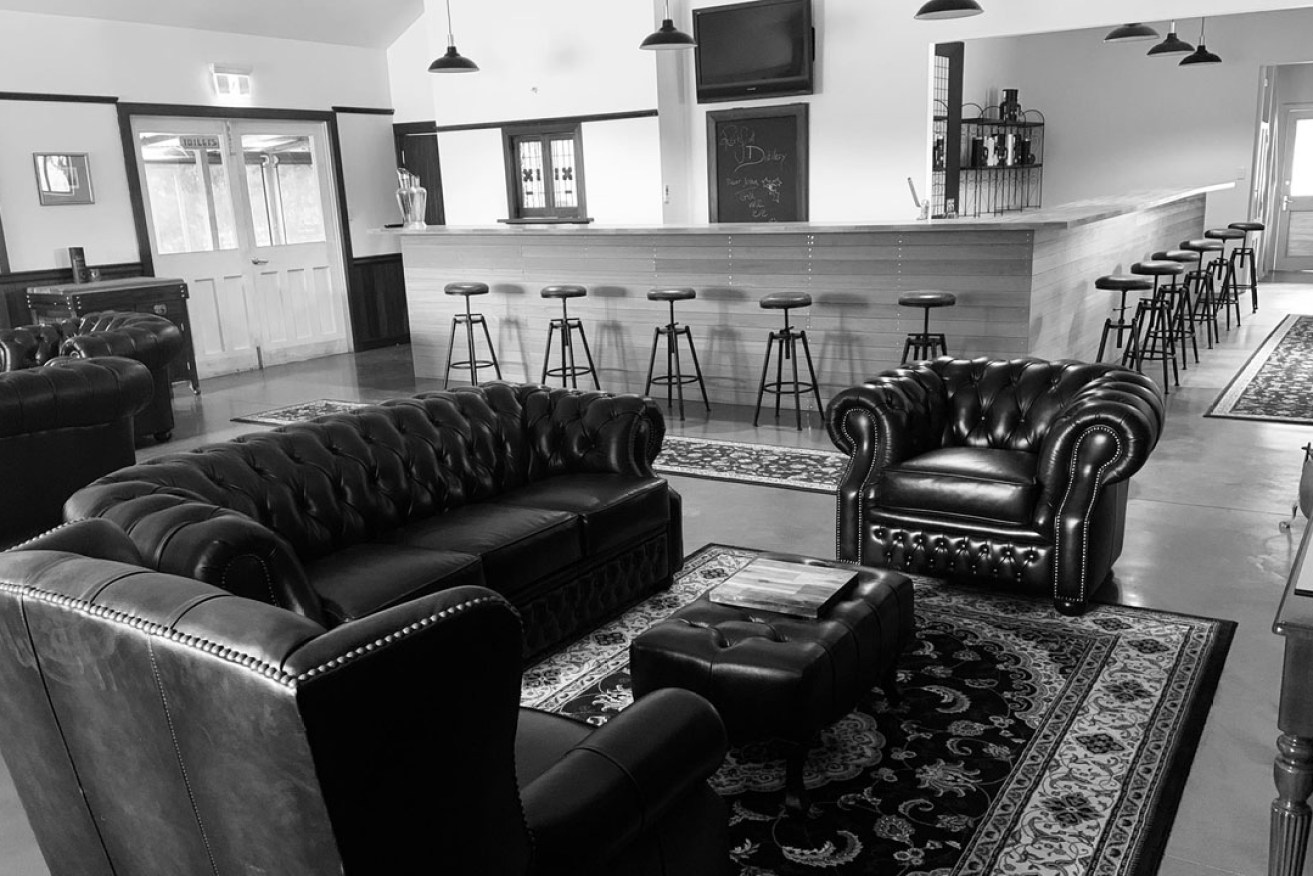 The Rochfort Distillery whisky lounge bar. 