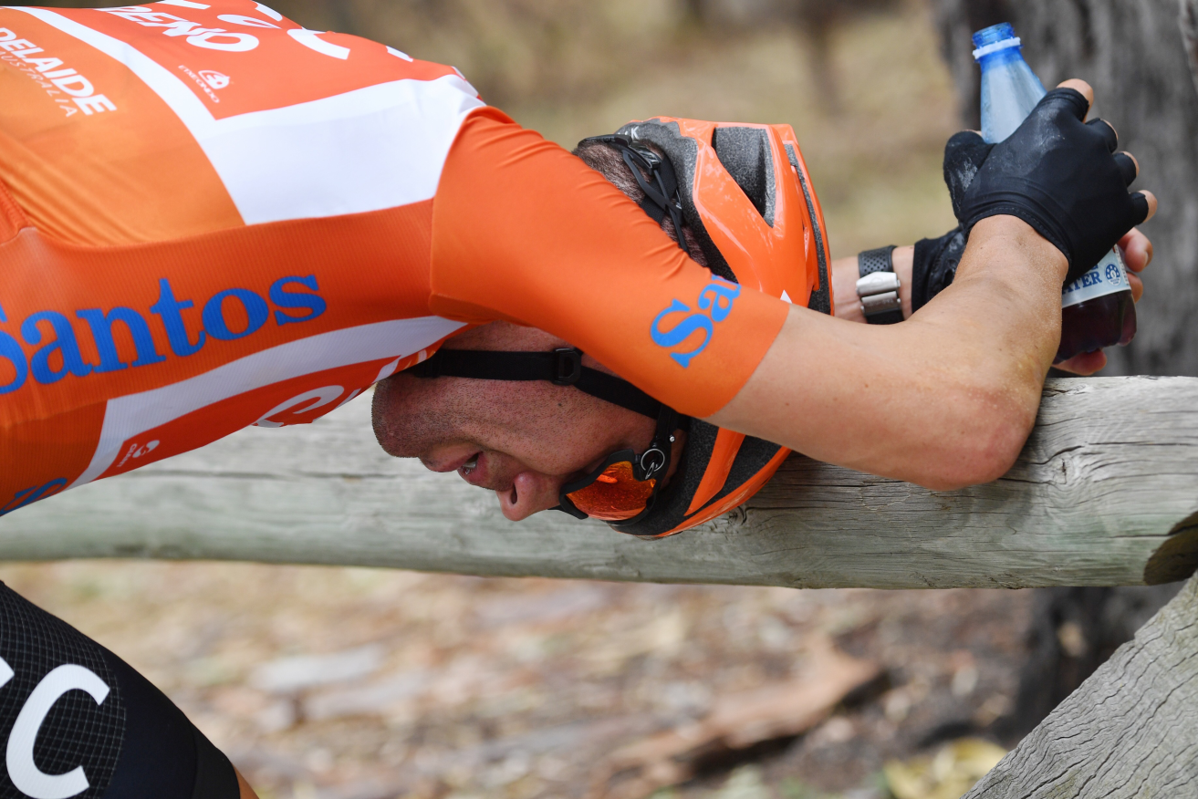 Coordinators had to modify stages of this year's Tour Down Under due to heat. Photo: David Mariuz / AAP