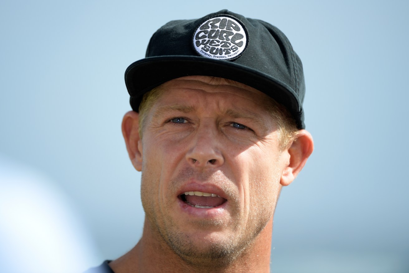 Australian surfer Mick Fanning has joined the campaign against drilling in the Bight. Photo: AAP/Tracey Nearmy
