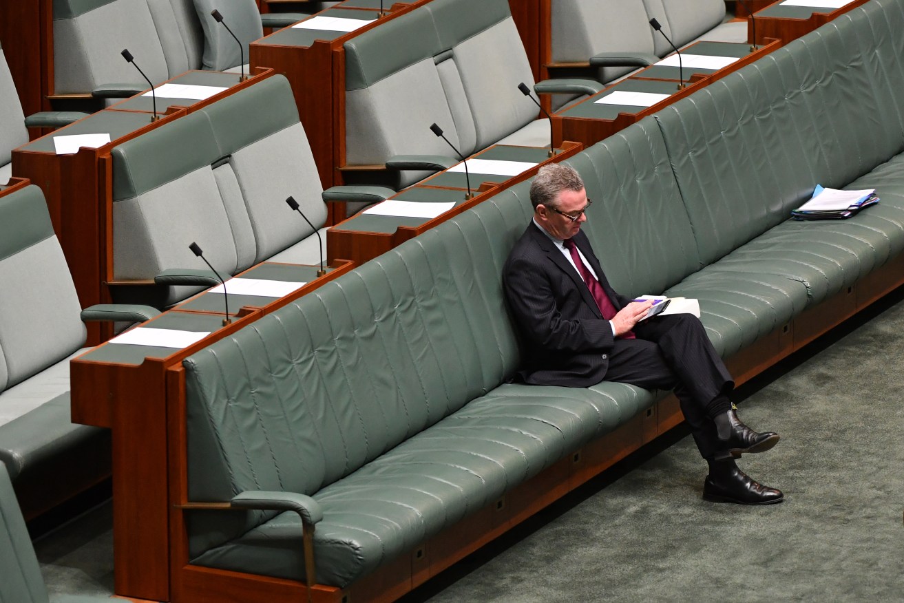 Christopher Pyne: leaving the benches? Photo: Mick Tsikas / AAP