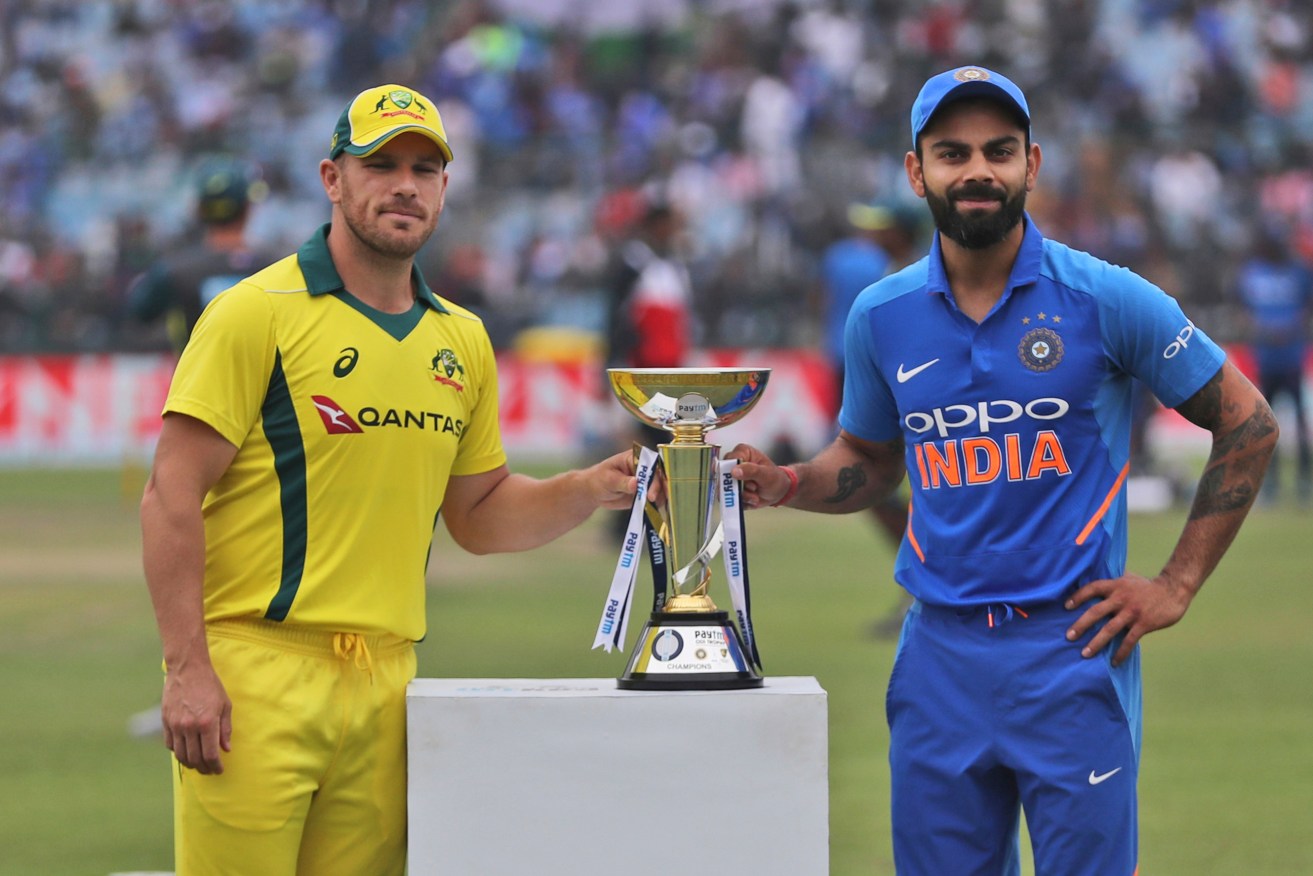 Australia has won an unprecedented 3-2 one day international win over India. Photo: AP/Altaf Qadri