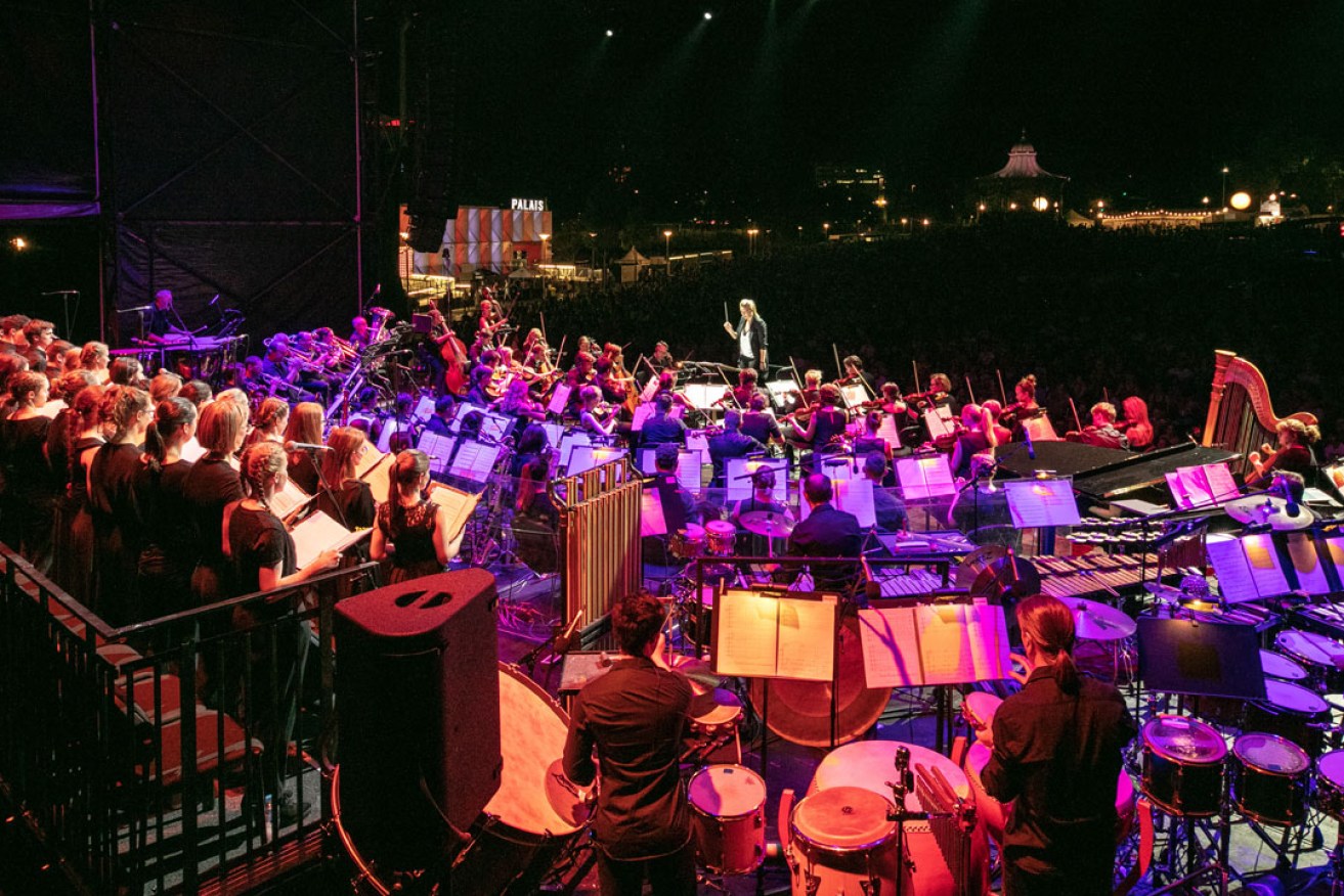 The Festival's free opening night concert, National Geographic's Symphony for Our World. Photo: Andrew Beveridge