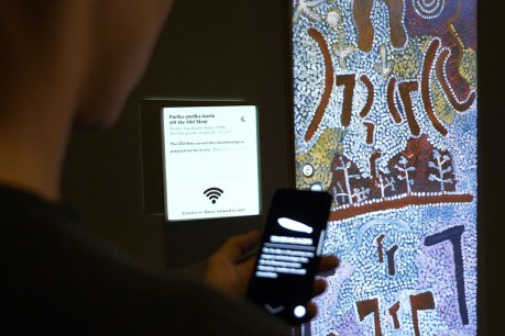 Indigenous art moves out of the shadows and onto smartphones