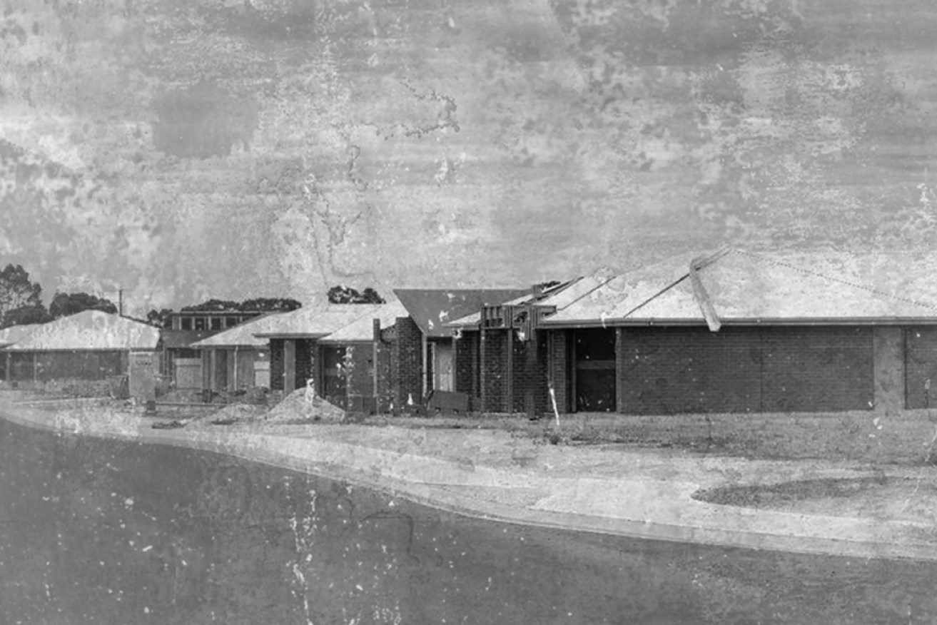 Partially constructed houses in Kadina, 154km north of Adelaide.