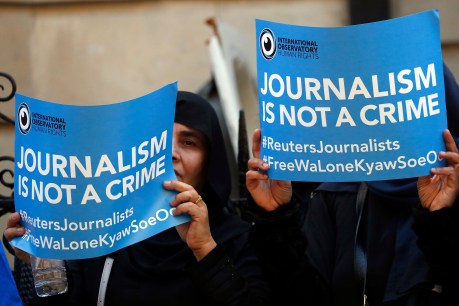 Jailed reporters win Pulitzer for revealing Myanmar massacre