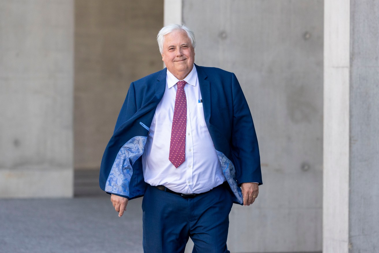 Clive Palmer's UAP says it might win up to six Senate seats. Photo: AAP/Glenn Hunt