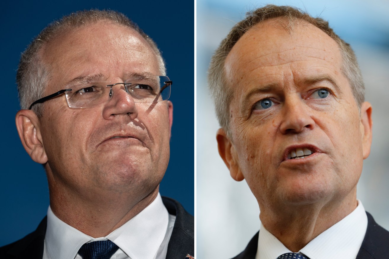 Polls show more people approve of Scott Morrison than Bill Shorten, but Labor is on track to win the federal election. Photo: AAP
