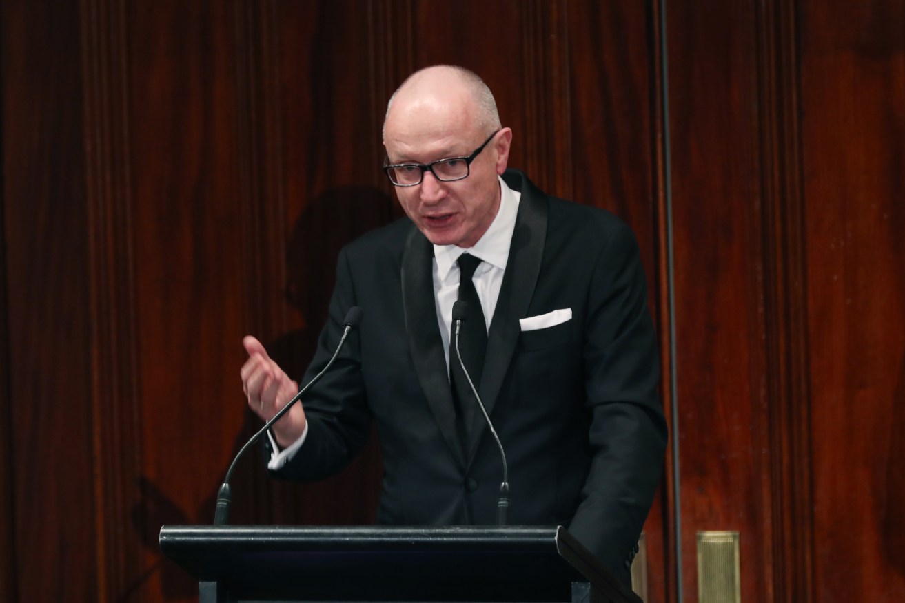 News Corporation's Robert Thomson says a mob mentality eager to take offence is growing in western society. Photo: AAP/David Crosling
