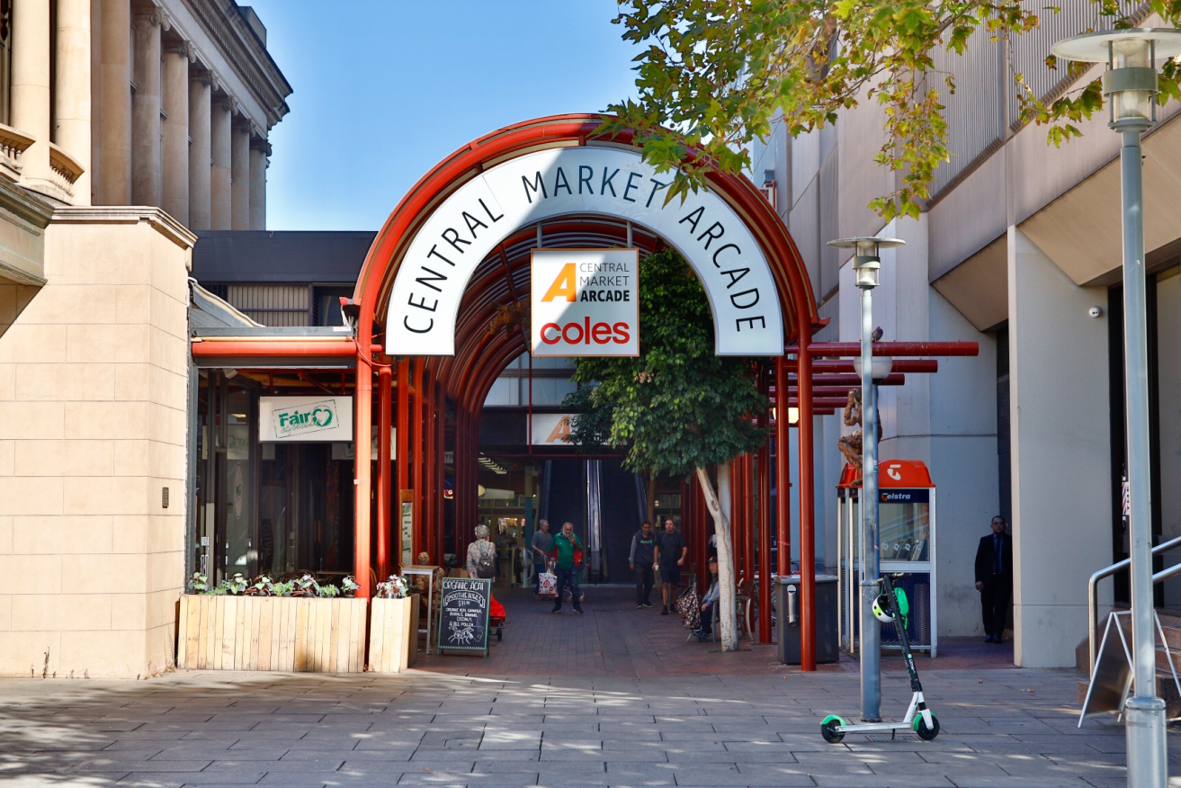 Adelaide City Council has embarked on a multi-million redevelopment of the ageing Central Market Arcade. Photo: Tony Lewis / InDaily