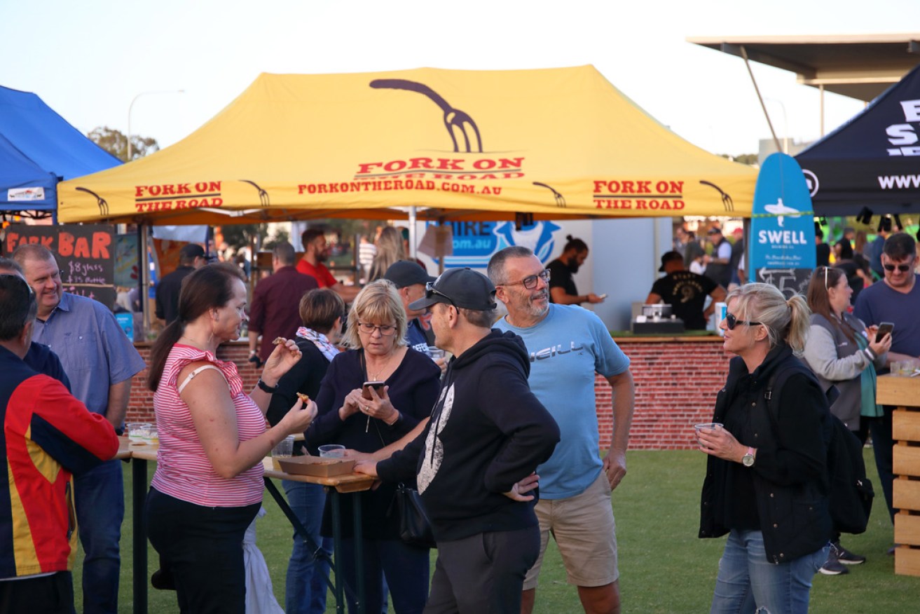 A recent Fork on the Road food truck gathering. Photo: supplied