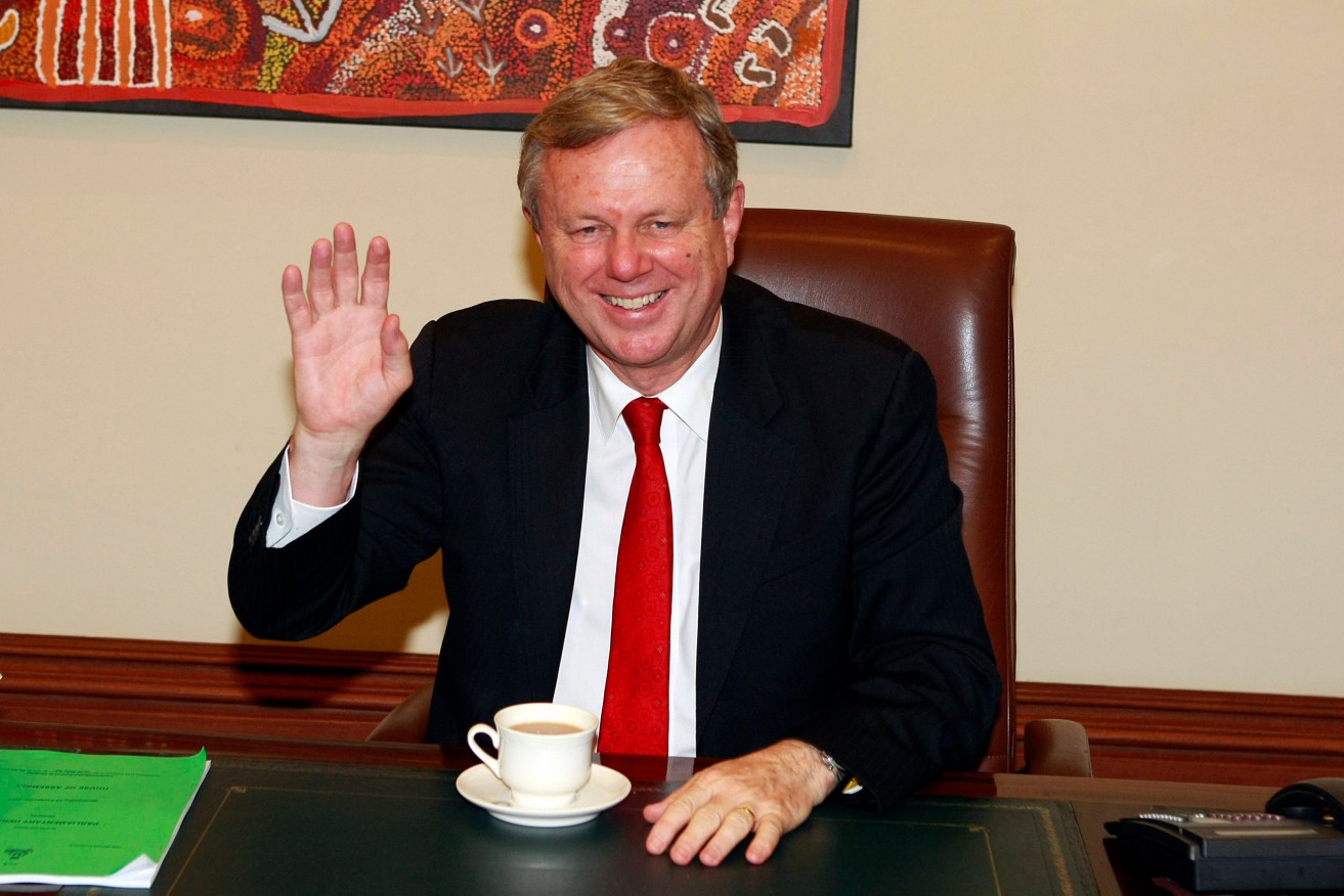 Mike Rann in his office on his last day as Premier in 2011. Photo: James Baker / AAP