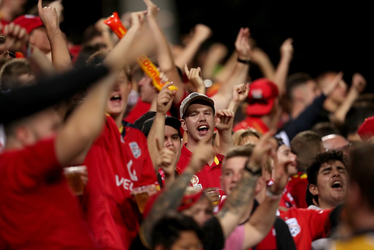 It's been a unique year for Adelaide United and its fans. Photo: AAP/James Elsby