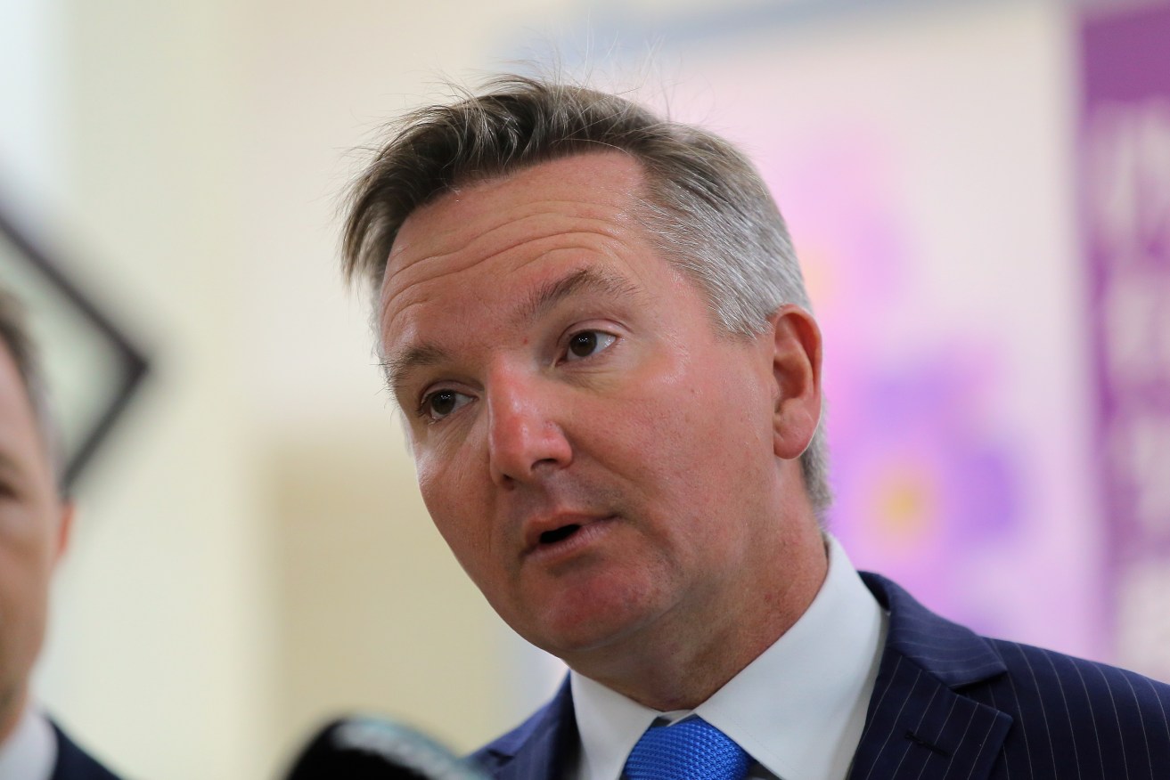 Opposition Treasury spokesman Chris Bowen will unveil Labor's election policy costings today. Photo: AAP/Steven Saphore