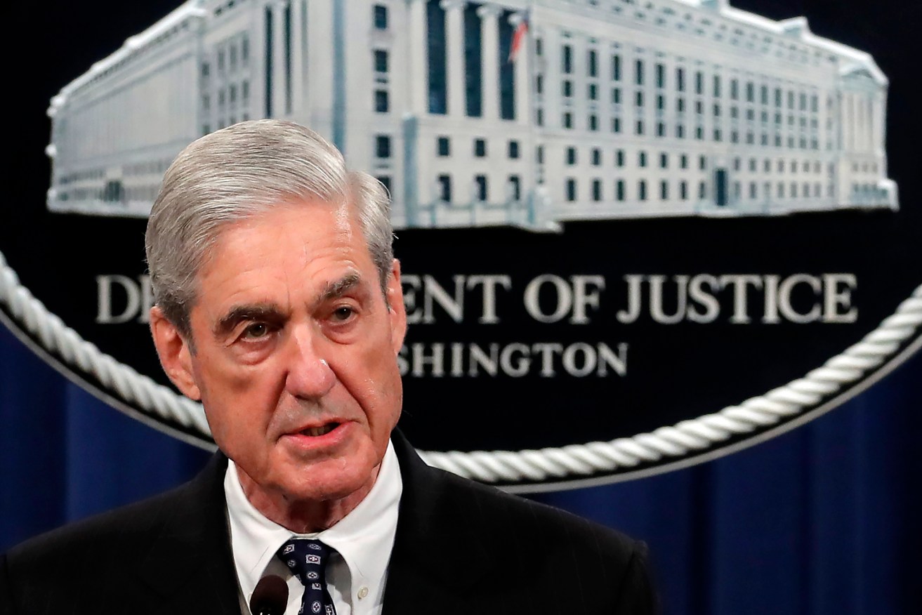 Robert Mueller said he was not allowed to bring charges against a sitting president. Photo: AP/Carolyn Kaster