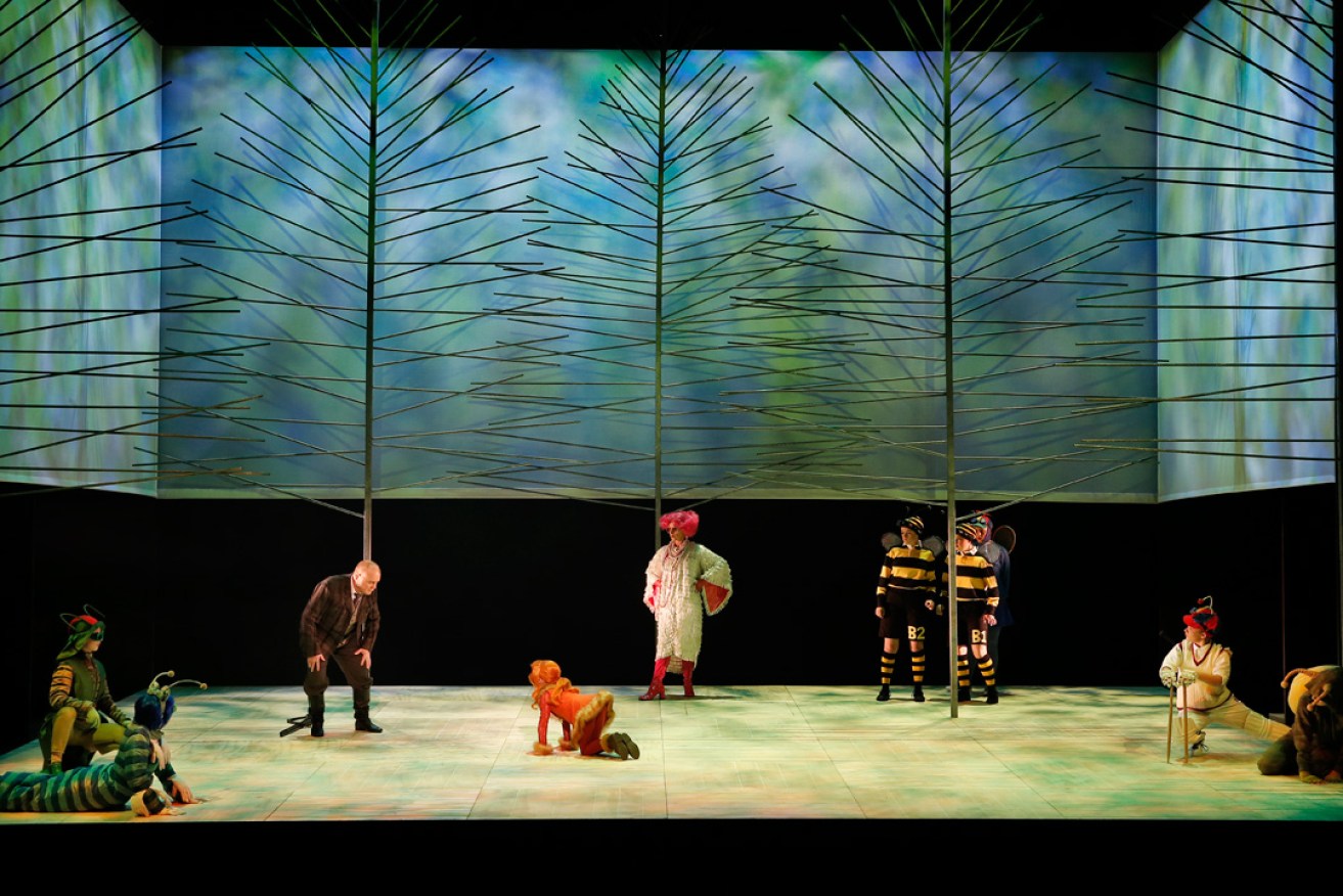 Lighting helps create the whimsical forest setting of Cunning Little Vixen. Photo: Jeff Busby