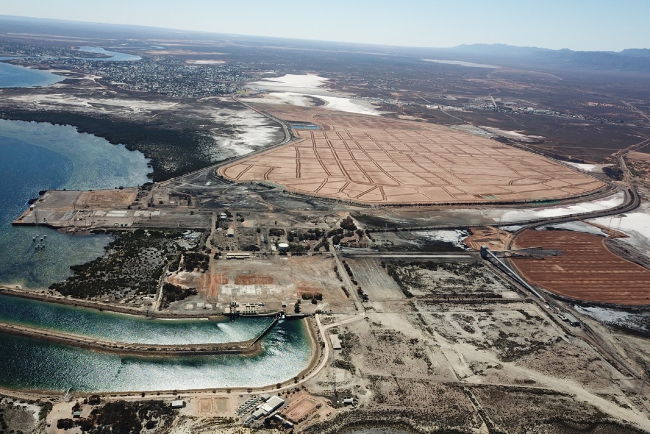 The remediated Port Augusta power stations site will be developed into an iron ore port. Picture: Courtesy of Flinders Power. 