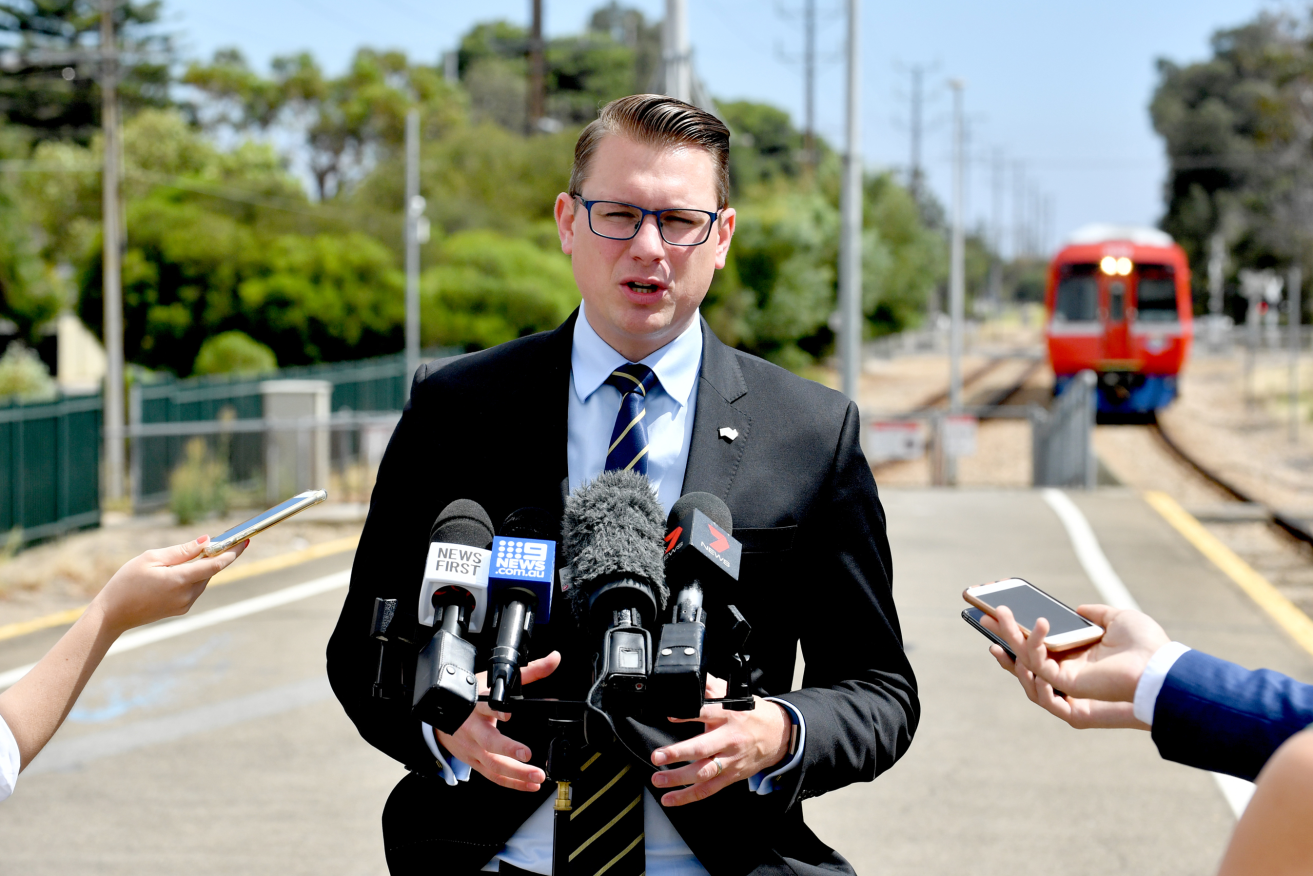 Stephan Knoll says Adelaide's public transport is extremely limited and not working well. Photo: Sam Wundke / AAP