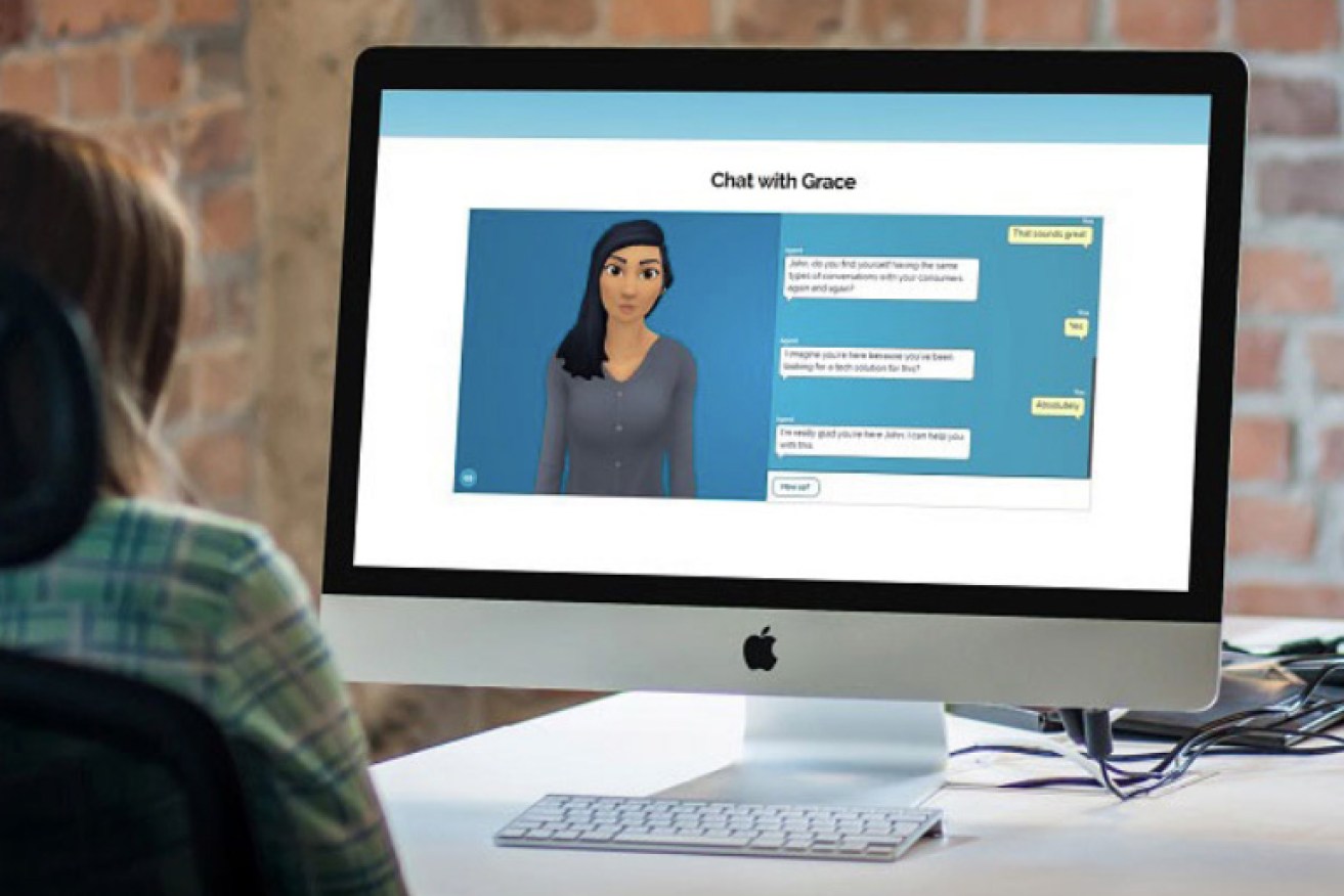 Clevertar's "virtual humans" can offer healthcare advice and customer service functions. Photo: Clevertar
