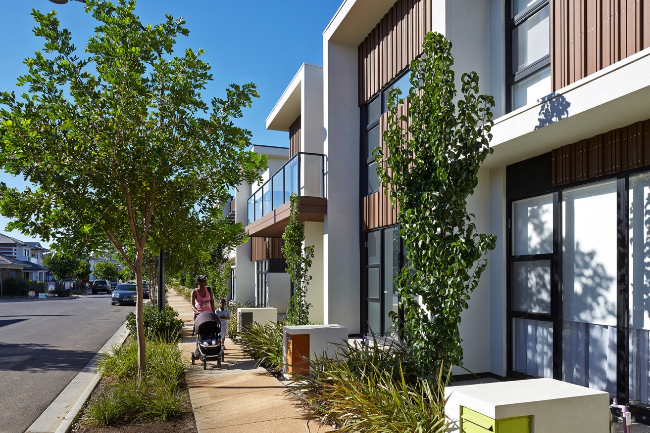 An example of a 'walkable' street in the guide to design. Photo: Sam Noonan