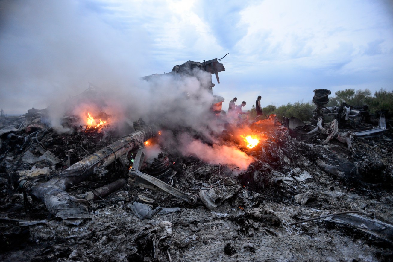 Dutch prosecutors will try three Russians and one Ukrainian in abstentia for murder over the downing of MH17 in 2014. Photo: supplied