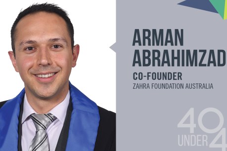 40 Under 40 winner of the day: Arman Abrahimzadeh