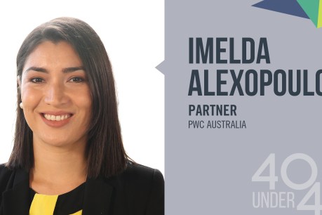 40 Under 40 winner of the day: Imelda Alexopoulos