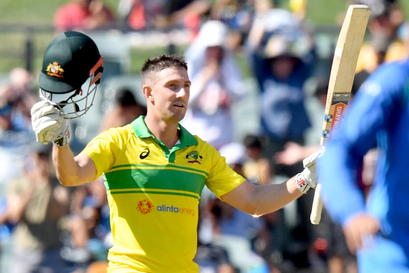 Shaun Marsh is out of the World Cup after his wrist was broken by a Pat Cummins ball in the nets. Photo: AAP/Sam Wundke