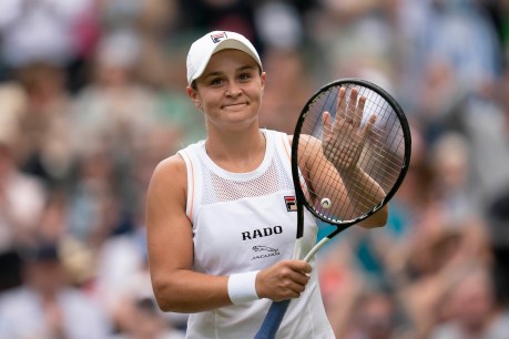 World number one Barty into Wimbledon second round