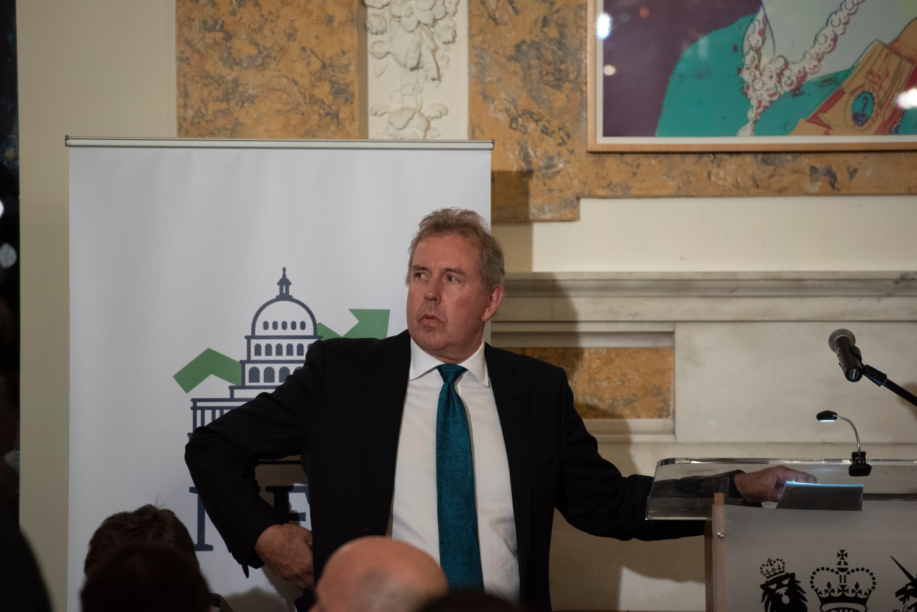 Kim Darroch's unflattering assessment of the Trump administration was leaked to media. Photo: supplied