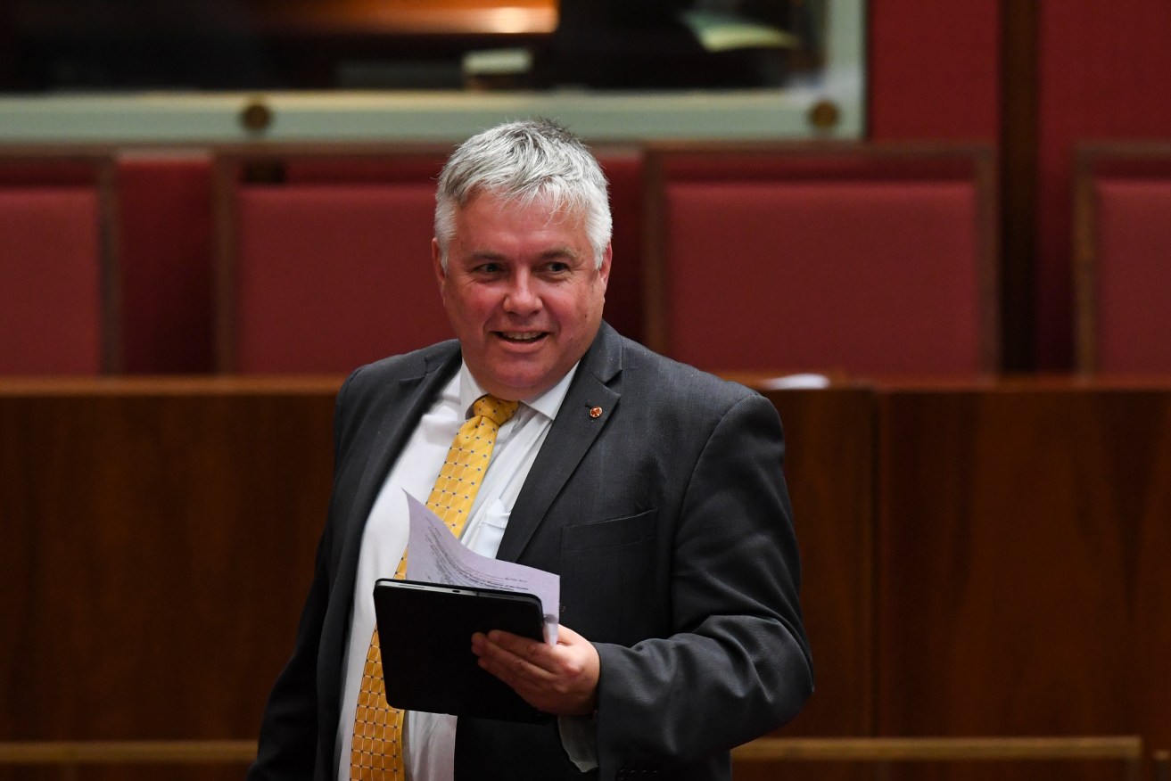 Centre Alliance Senator Rex Patrick successfully pushed for a Senate inquiry into two former ministers' post-politics jobs. Photo: AAP/Lukas Coch