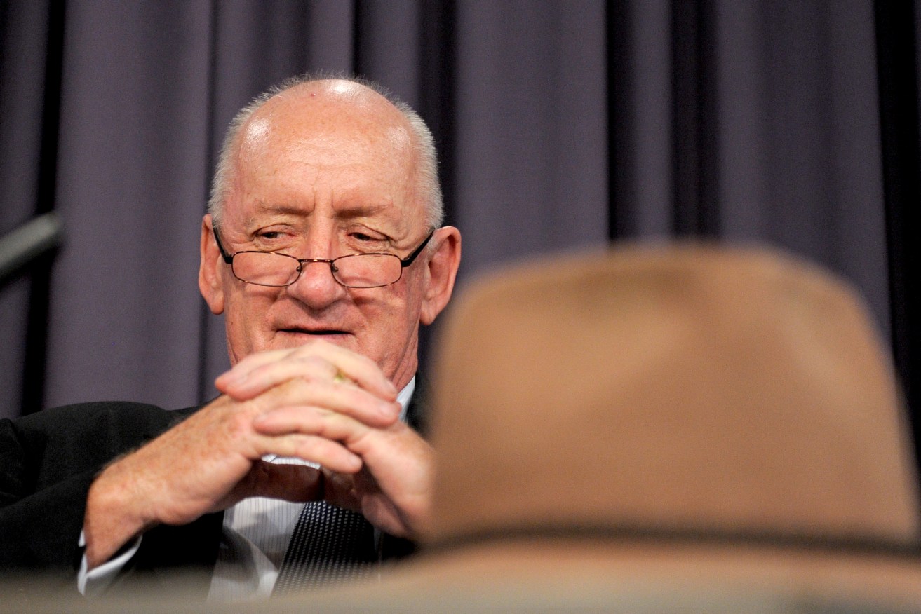 Former Nationals leader and deputy prime minister Tim Fischer has died, aged 73. Photo: AAP/Alan Porritt