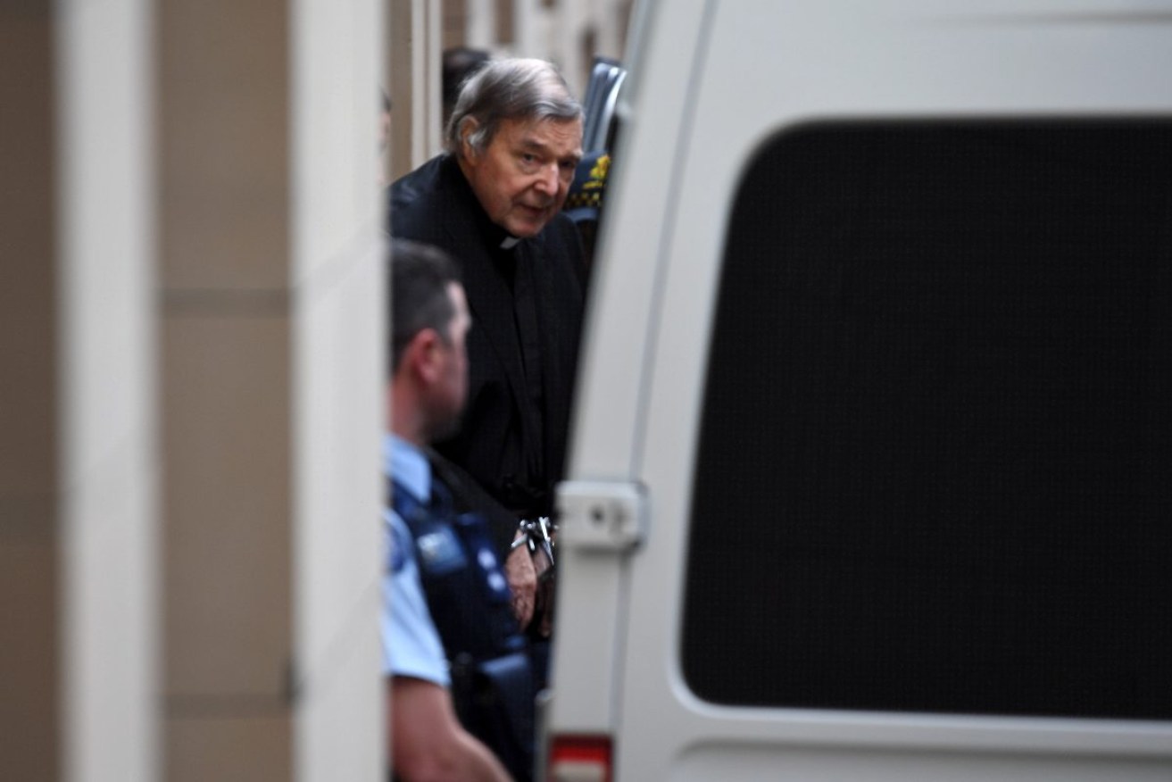 George Pell was jailed for sexually abusing two choirboys but was released after the High Court overturned the conviction. Photo: AAP/James Ross