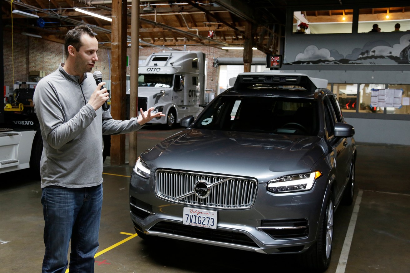 Uber self-driving program head Anthony Levandowski is accused of stealing trade secrets. Photo: AP/Eric Risberg