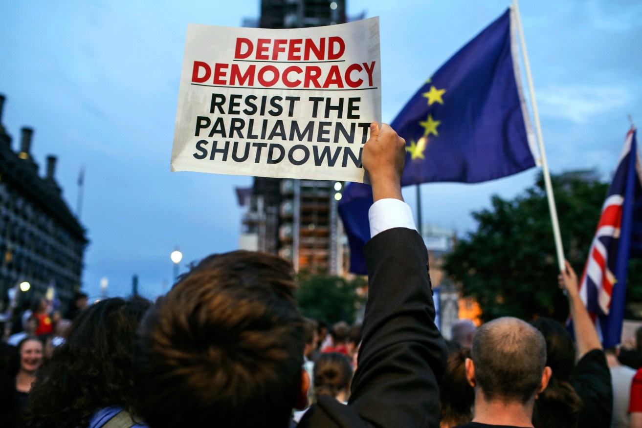 Boris Johnson's proroguing Parliament gives opponents less time to block a no-deal Brexit before the October 31 deadline. Photo: APVudi Xhymshiti