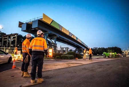 Bowhill constructed steel bridge girders for the Darlington Upgrade.