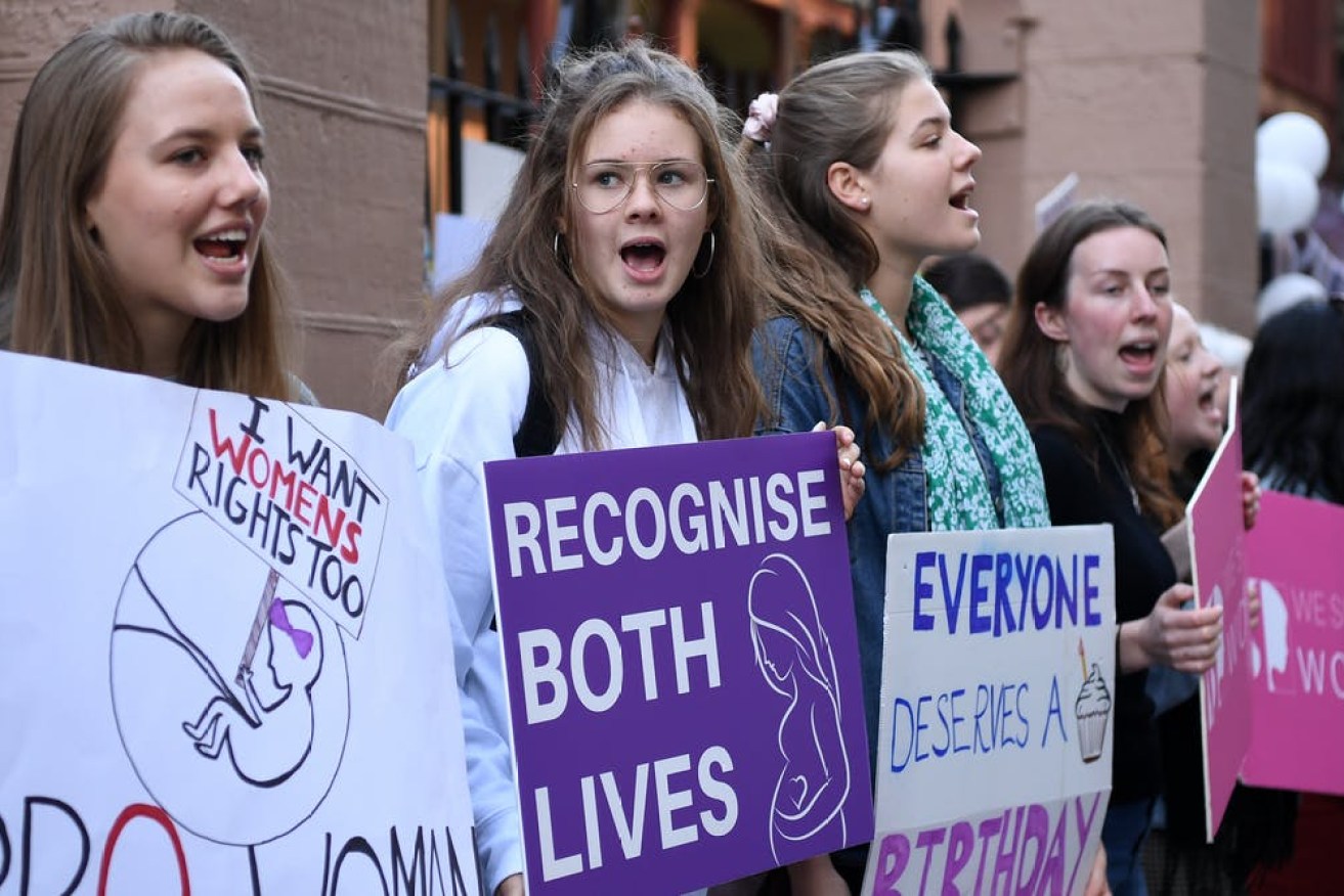 The recent decriminalisation debates in Australia have included a new focus on partial restrictions on abortions – a strategy that has been very successful in many US states. Joel Carrett/AAP
