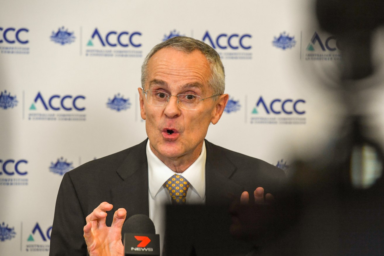 ACCC Chair Rod Sims: "It is bad for the economy when bottleneck infrastructure, at the end of a crucial value chain, is in the hands of a company with unfettered market power." Photo: AAP/Peter Rae