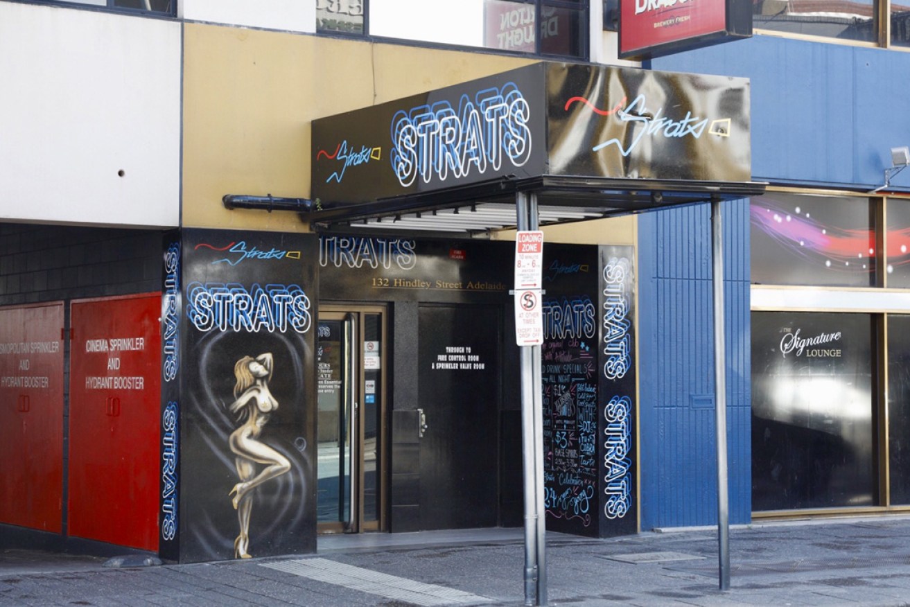 The operator of Strats insists the club is still open and will trade there "forever", but an insolvency notice says the business is being wound up. Photo: Tony Lewis / InDaily