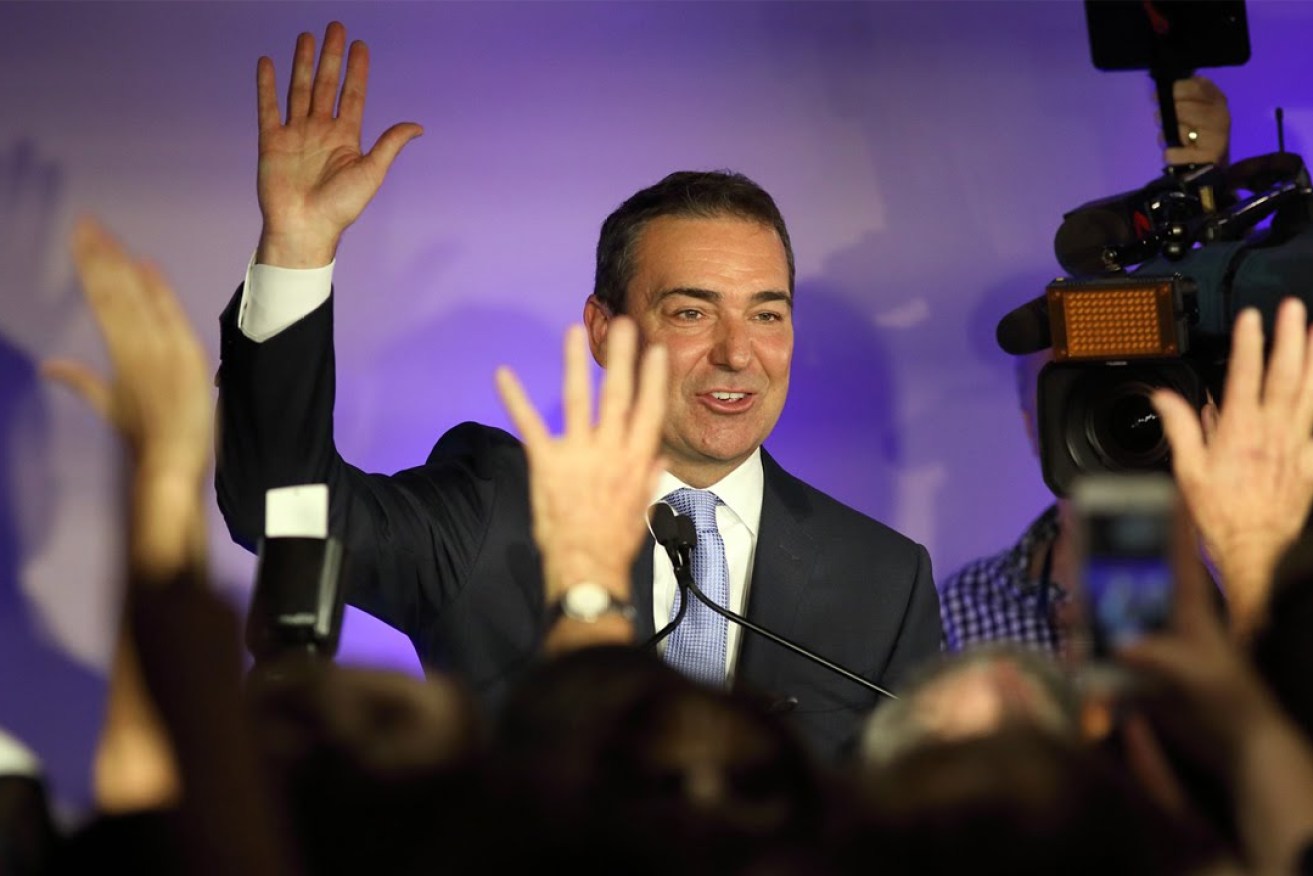 Steven Marshall on election night 2018. Was it really the first fair election in decades? Photo: Tony Lewis/InDaily