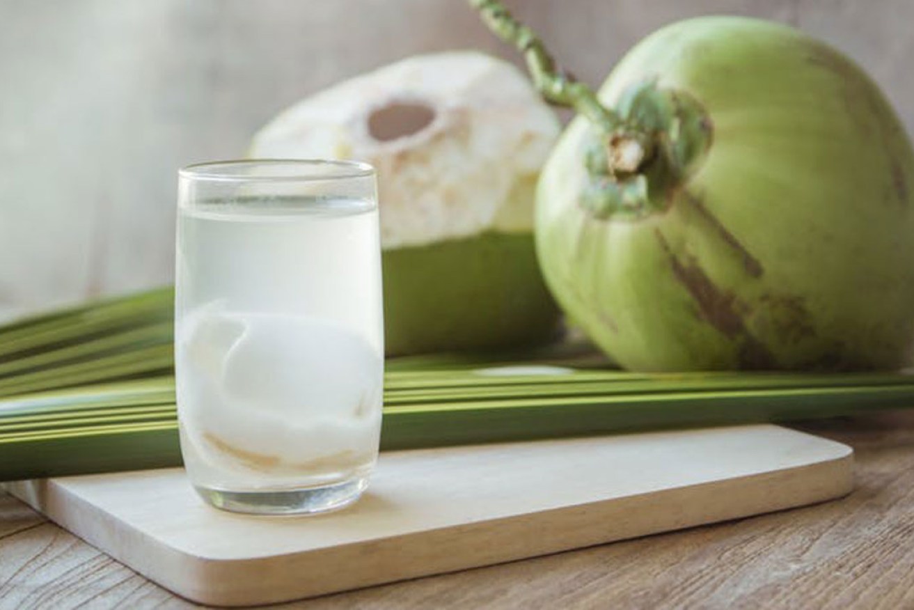 Nutritionally, coconut water is OK, but it’s healthier to stick to plain water. Photo: www.shutterstock.com