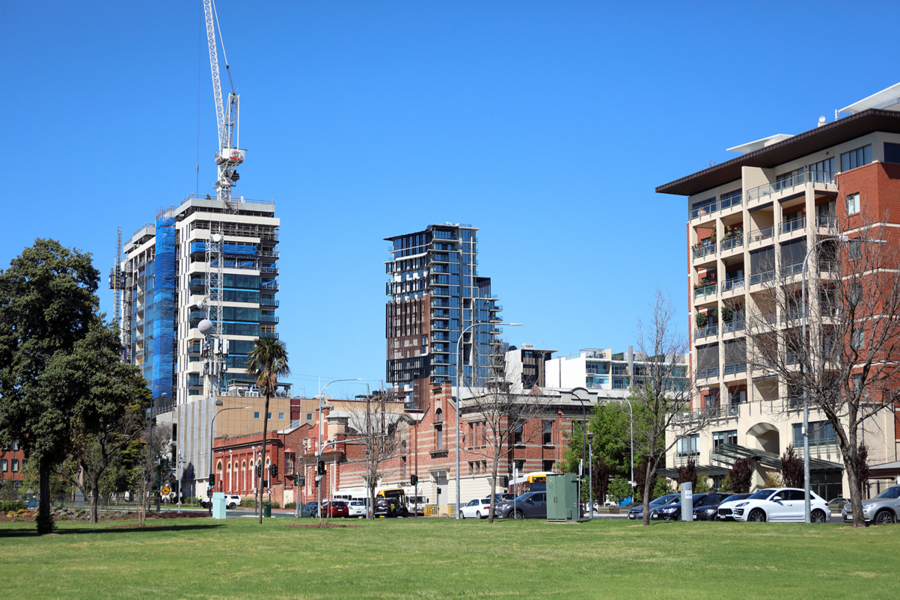 Since 2012, only five of 25 new developments in the city met the 15 per cent affordable housing target. Photo: Tony Lewis / InDaily