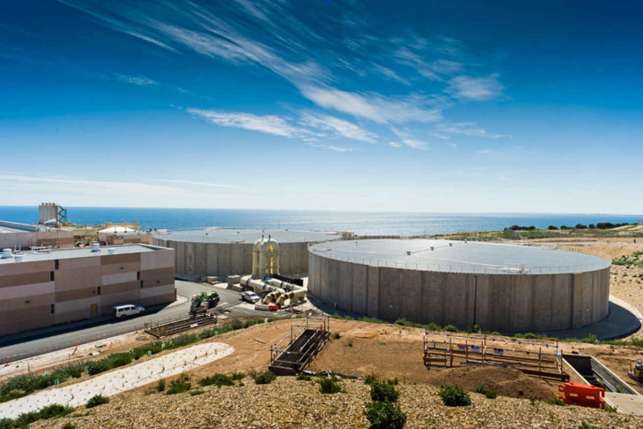 The desalination plant at Port Stanvac. Photo: supplied