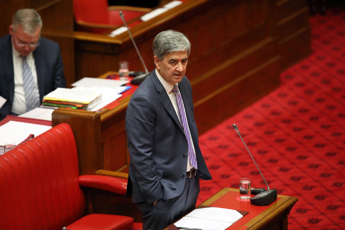 Rob Lucas is pushing hard to get his proposed laws through the Legislative Council. Photo: Tony Lewis / InDaily