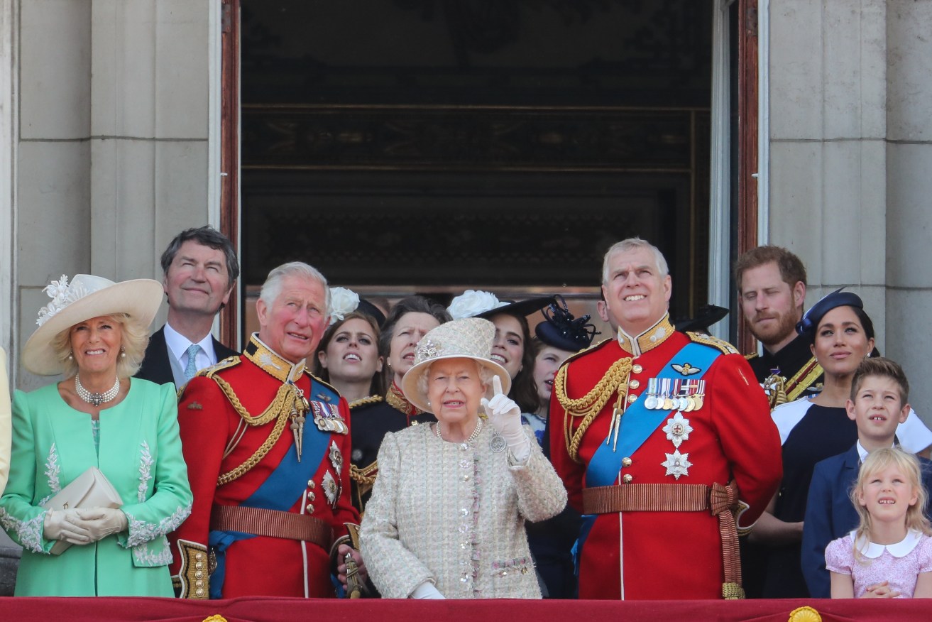 The Queen flanked by Prince Charles and Prince Andrew at this year's Queen's birthday parade.
Photo: John Rainford/Cover Images