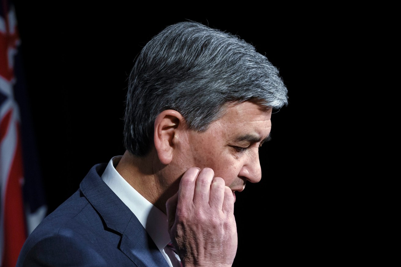 SA Treasurer Rob Lucas is facing another GST writedown. Photo: Roy Vandervegt / AAP