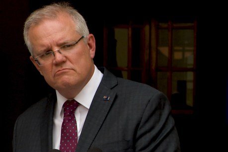 Morrison has crack at Lib minister over climate divisions “beat up”