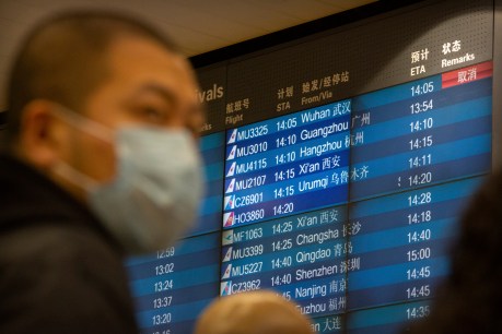 China flights to Australia questioned amid virus epidemic fears