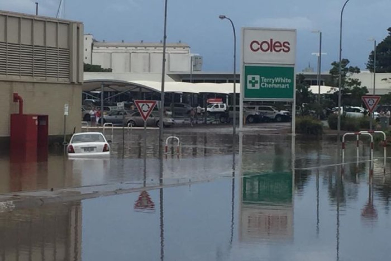 The sudden deluge washed away cars, damaged homes, and shut down businesses. Photo: Supplied by Naomi Blacker 