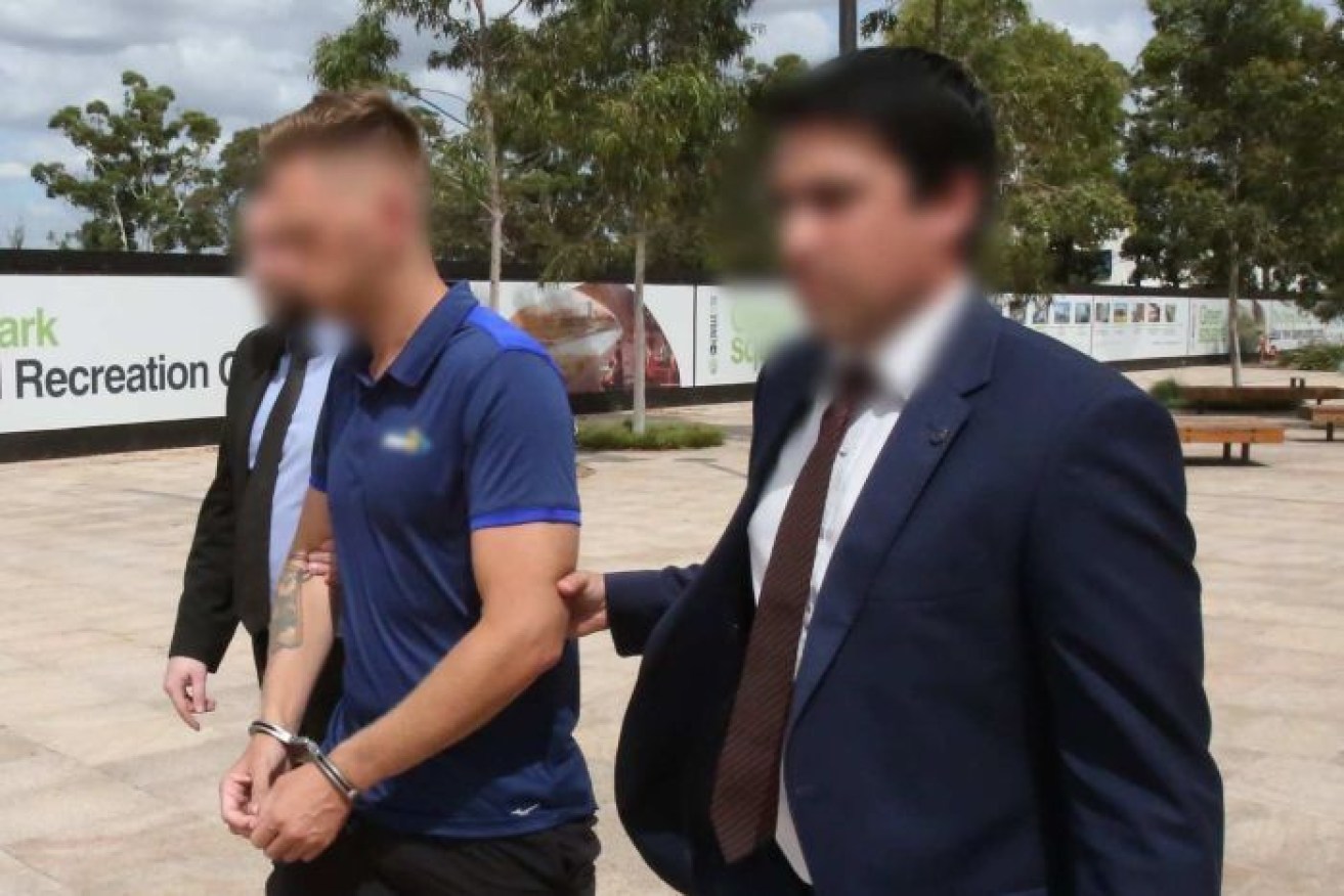 The 31-year-old accused man was arrested by the NSW Police Force at a library in Green Square, Sydney. Photo: NSW Police Force