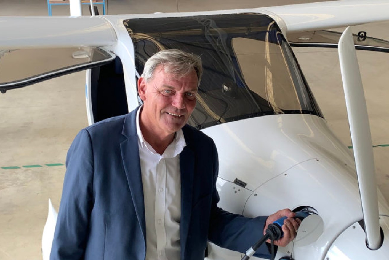 Barrie Rogers plans to build Australia's first electric planes in Adelaide. Photo: supplied